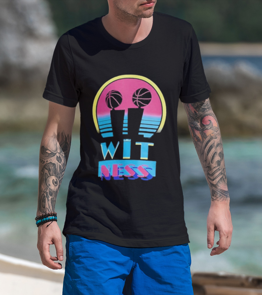 LeBron James Miami Twice Max90 Wit Ness Basketball T-Shirt