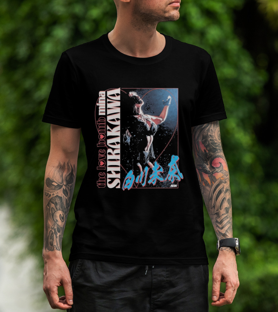 Mina Shirakawa The Love Bomb AEW Shirakawa T-Shirt