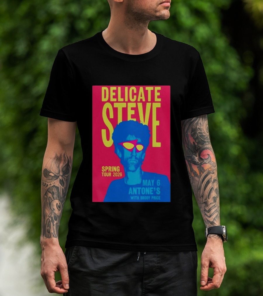 Delicate Steve Spring Tour 2026 May 6 Antone's With Brody Price T-Shirt