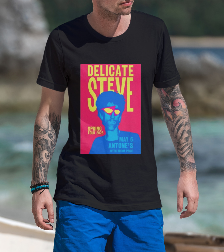 Delicate Steve Spring Tour 2026 May 6 Antone's With Brody Price T-Shirt