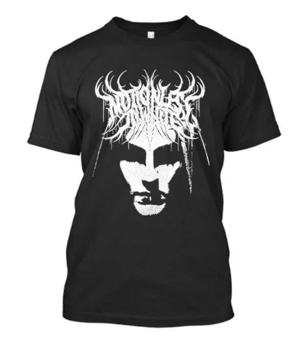 Miw Fear Not The Dark Symmetrical Antlered Reflection T-Shirt