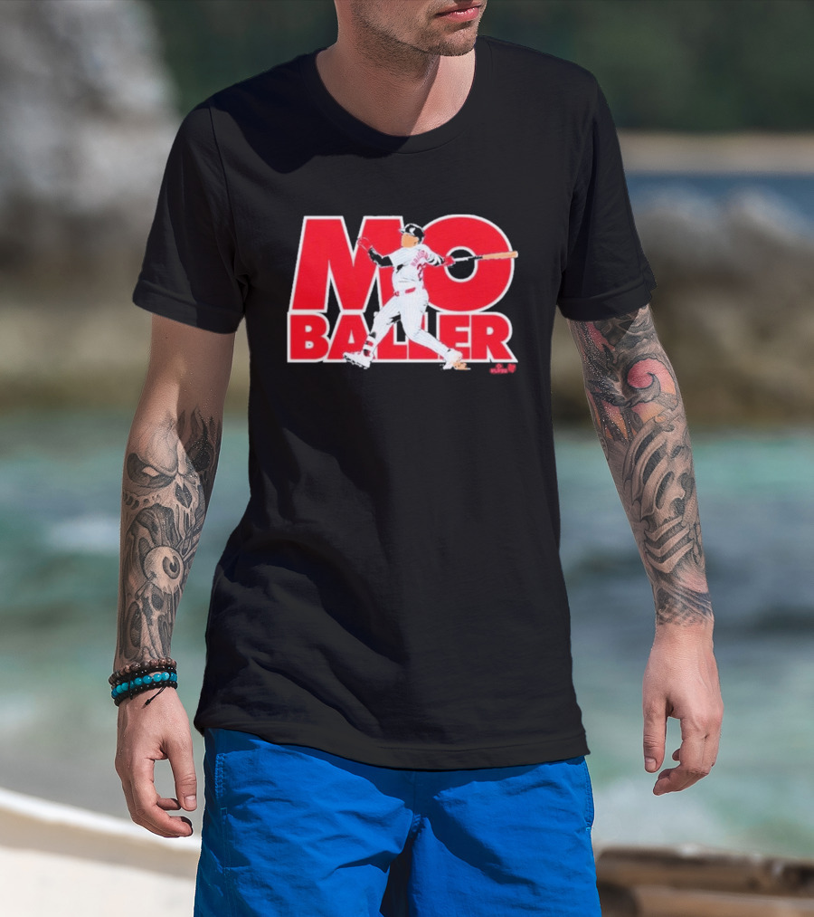 Moises Ballesteros Mo Baller Baseball Athlete Action T-Shirt