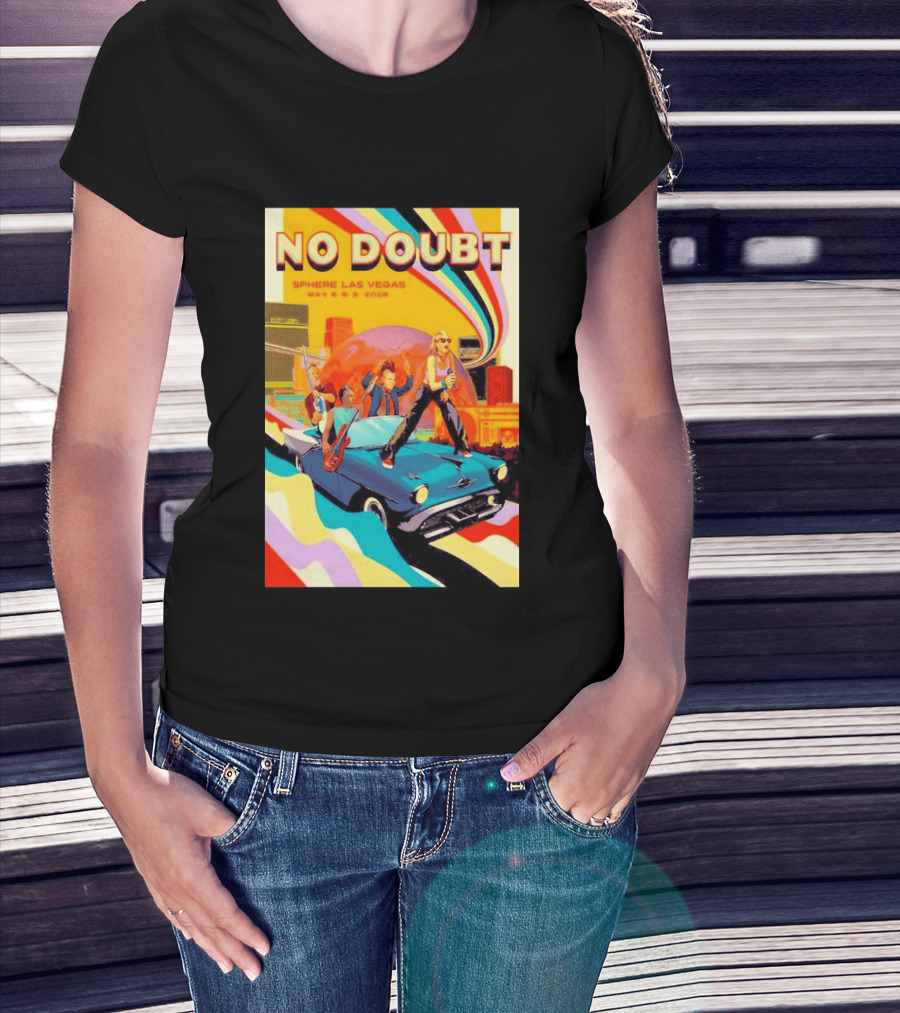 No Doubt Sphere Las Vegas May 6 9 2026 Vintage Road Trip Concert T-Shirt