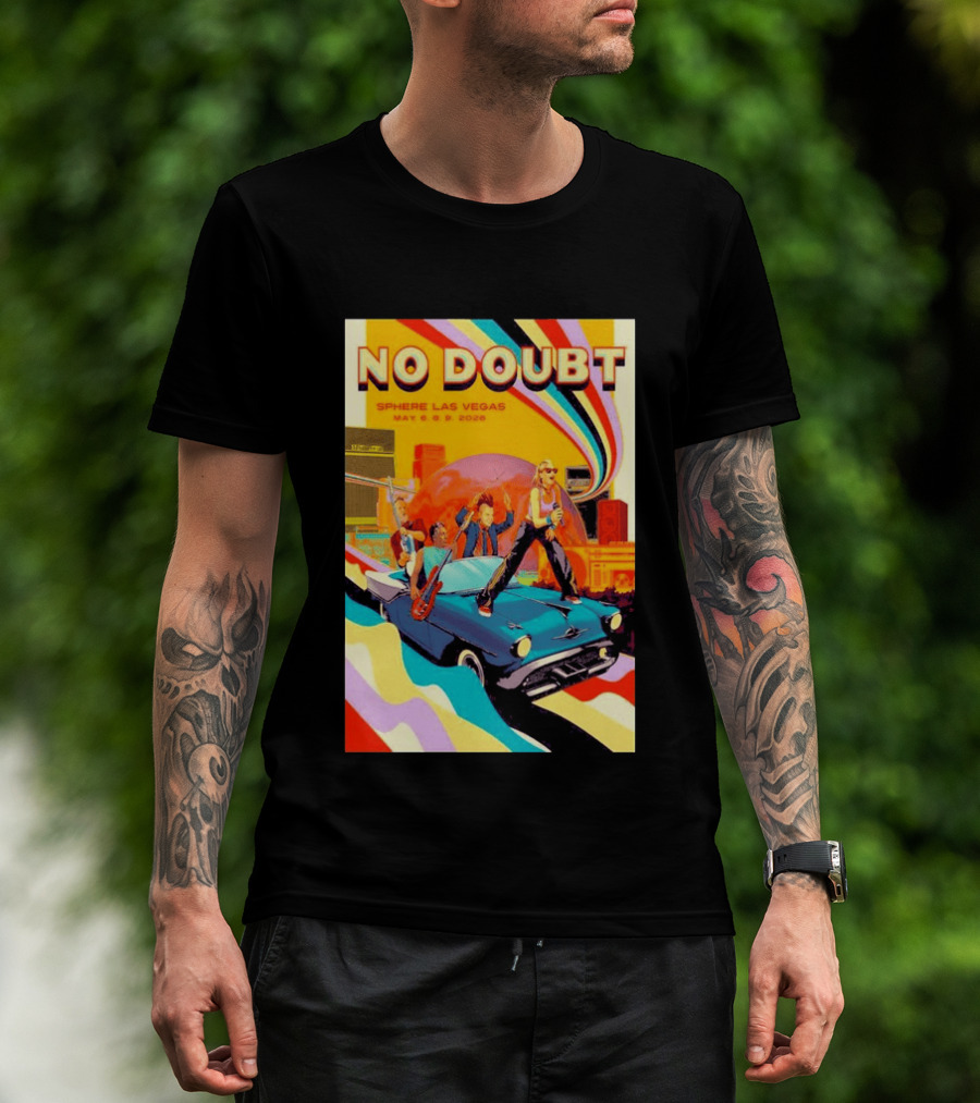 No Doubt Sphere Las Vegas May 6 9 2026 Vintage Road Trip Concert T-Shirt