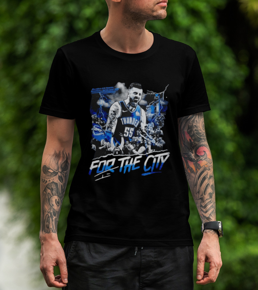 Oklahoma City Thunder Isaiah Hartenstein 55 For The City T-Shirt