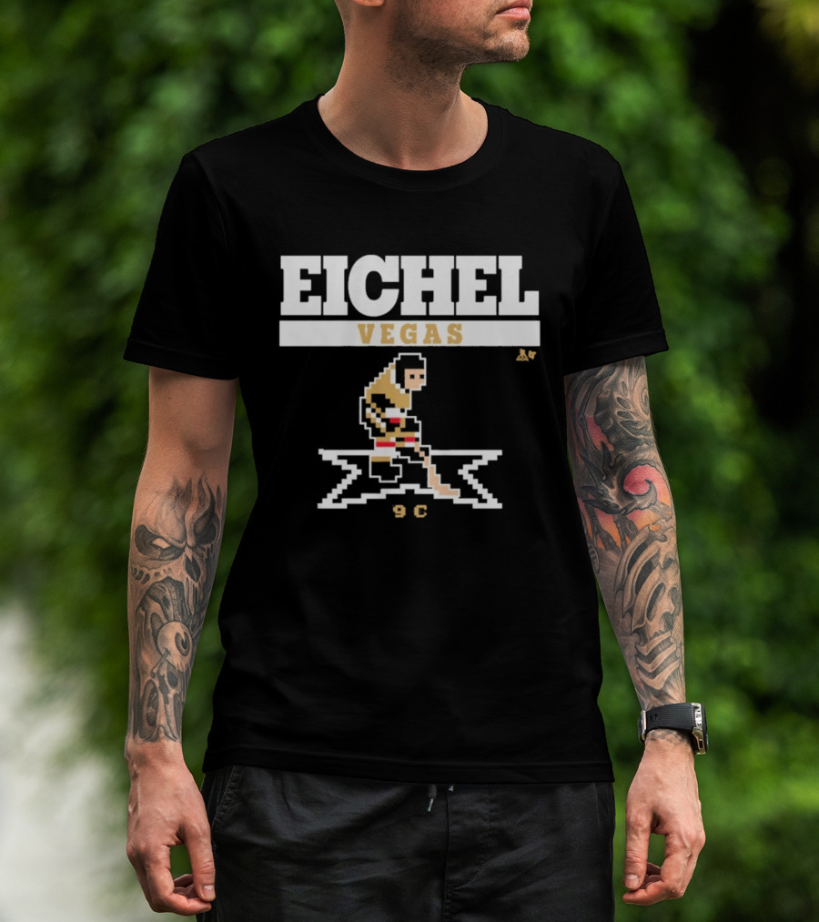 Eichel Vegas Pixel Art Hockey 9 T-Shirt