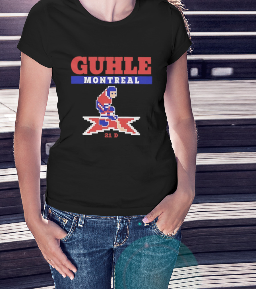 Guhle Montreal Canadiens Pixel Art 21 D Hockey T-Shirt