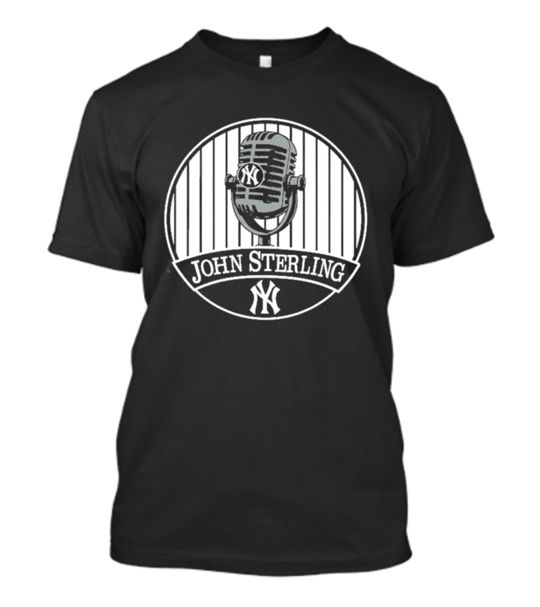 John Sterling Microphone New York Yankees Remembrance T-Shirt
