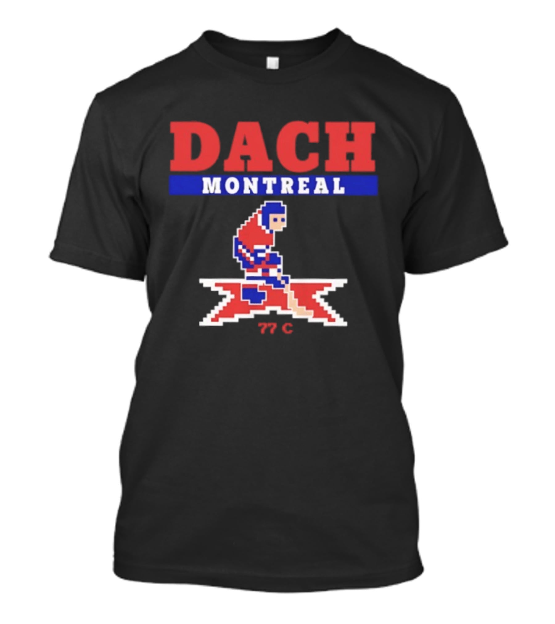 Kirby Dach Montreal 77 C Hockey Canadiens Iconic Athlete T-Shirt