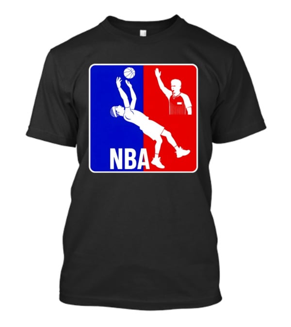 NBA 2026 SGA Flopping Moment OKC Thunder With Referee T-Shirt