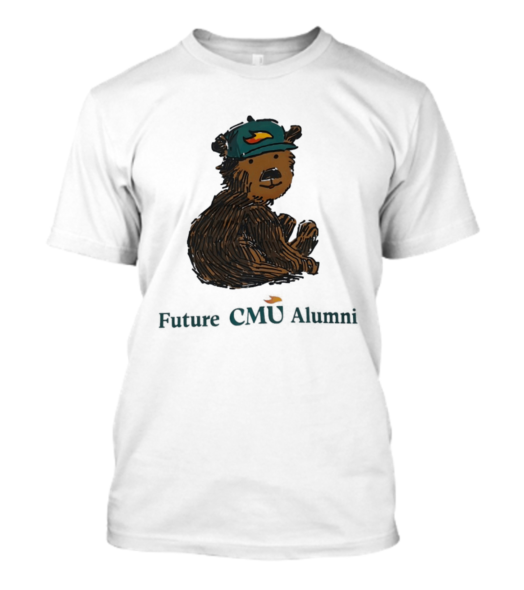 Bear Future CMU Alumni With Cap T-Shirt