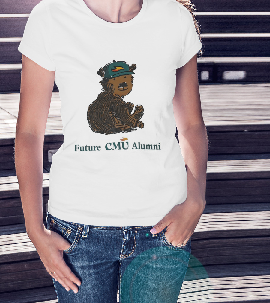 Bear Future CMU Alumni With Cap T-Shirt