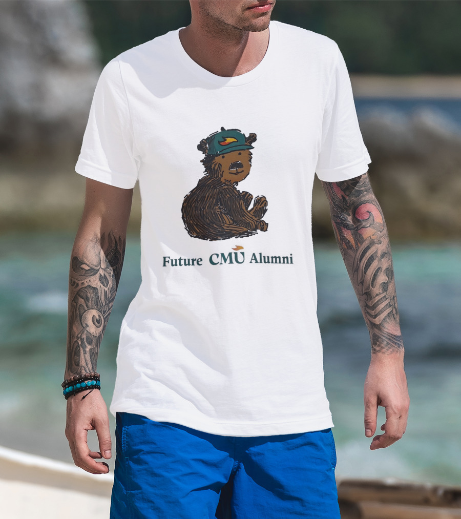 Bear Future CMU Alumni With Cap T-Shirt