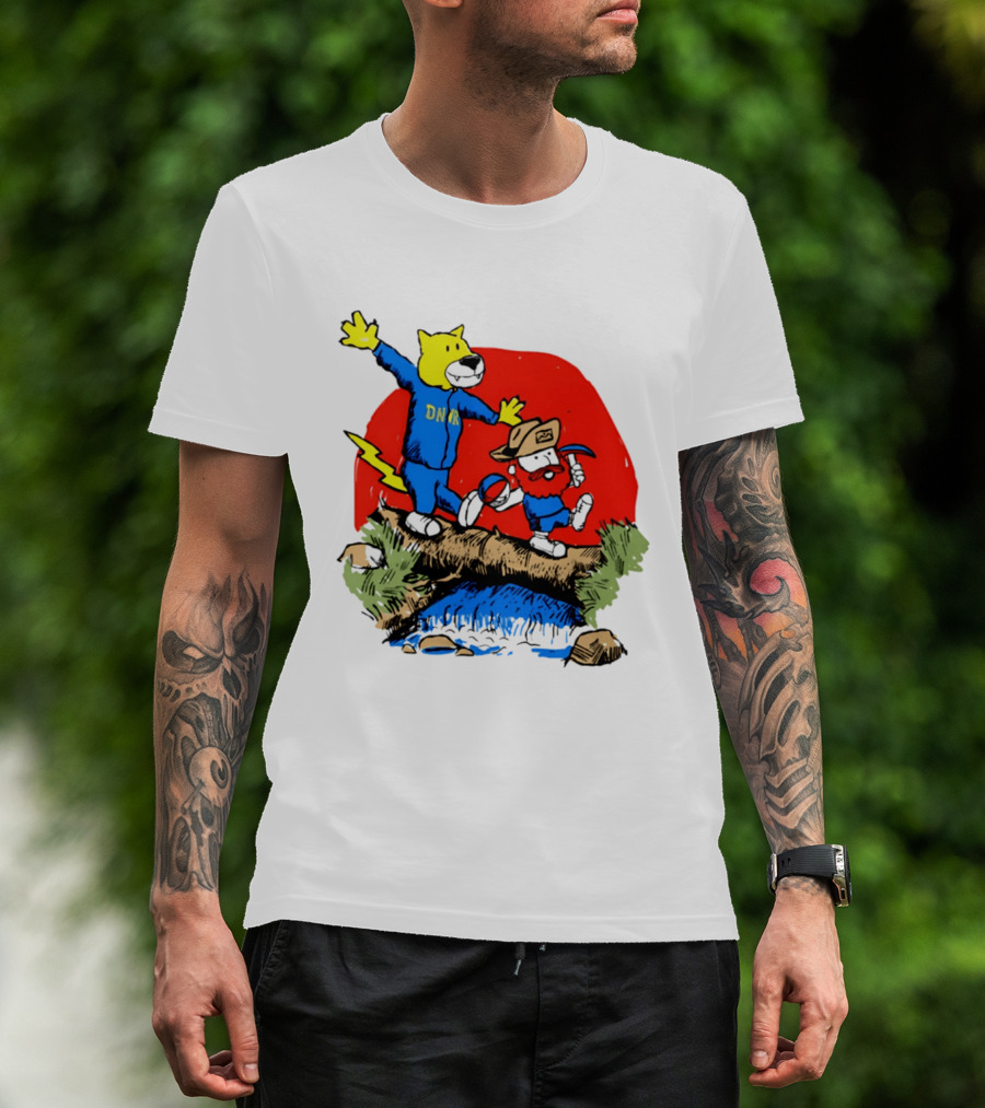 Buffalo Bills Football Cartoon Characters With DNR Sports T-Shirt