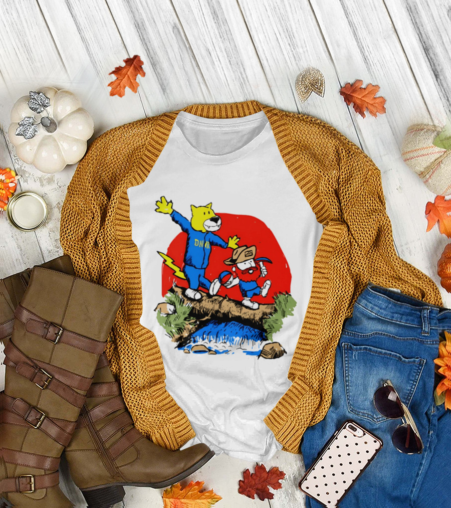 Buffalo Bills Football Cartoon Characters with DNR Sports T-Shirt
