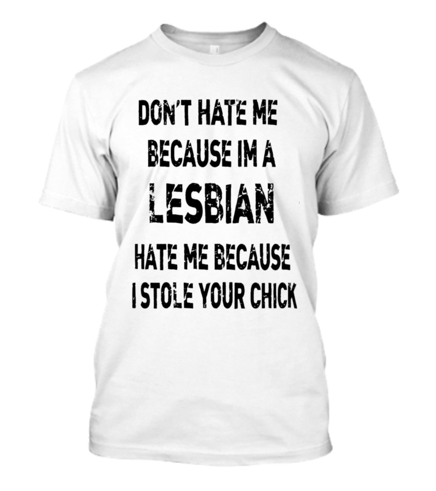 Don't Hate Me Because I'm A Lesbian Hate Me Because I Stole Your Chick T-Shirt