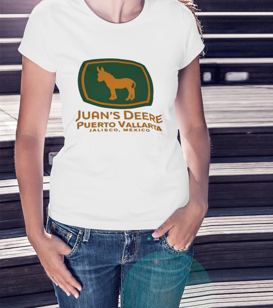 Juan's Deere Puerto Vallarta Jalisco Mexico Donkey T-Shirt