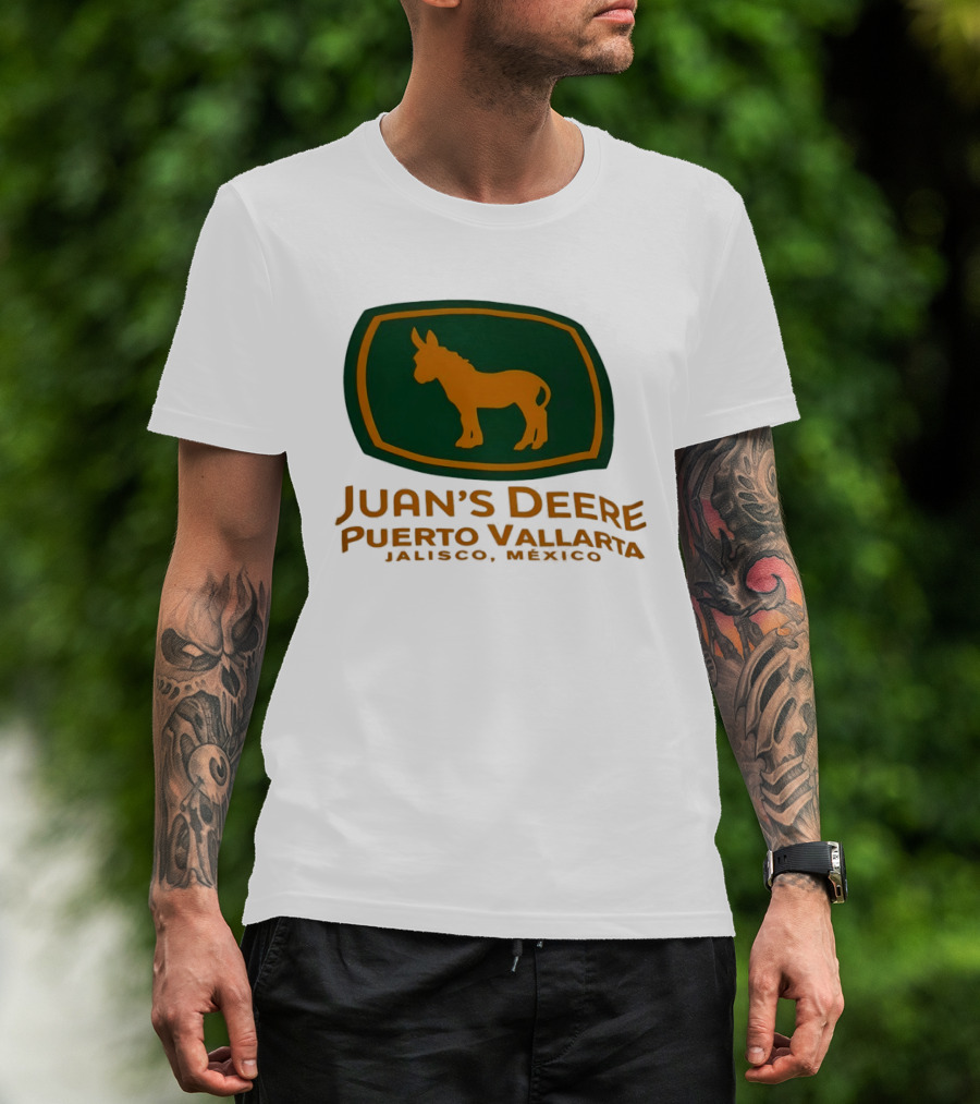 Juan's Deere Puerto Vallarta Jalisco Mexico Donkey T-Shirt