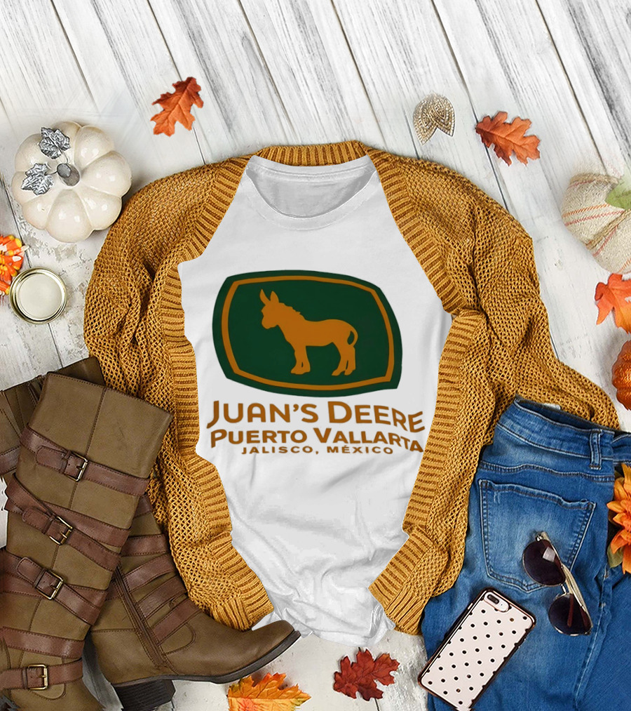 Juan's Deere Puerto Vallarta Jalisco Mexico Donkey T-Shirt