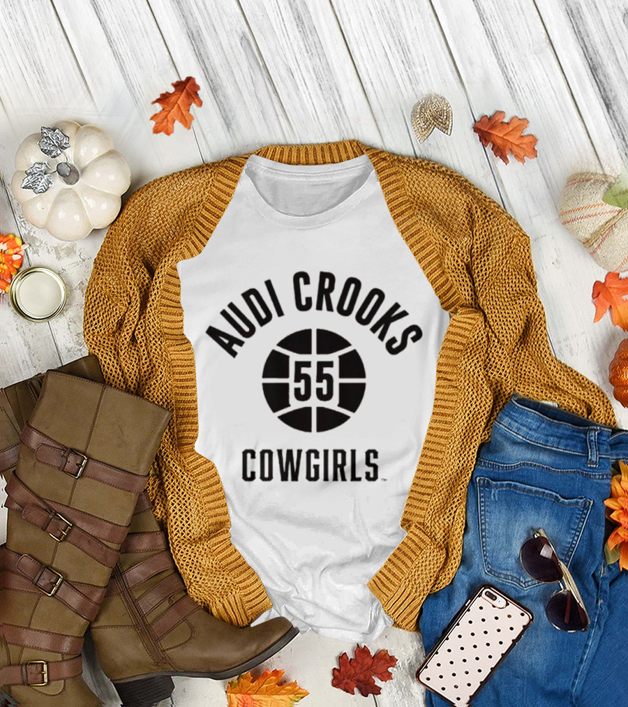 Audi Crooks 55 Cowgirls Basketball T-Shirt