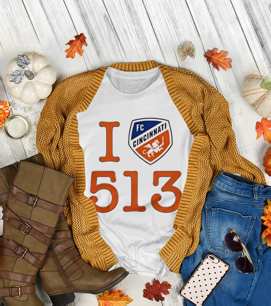 Ted Karras FC Cincinnati I 513 Day Cincy T-Shirt