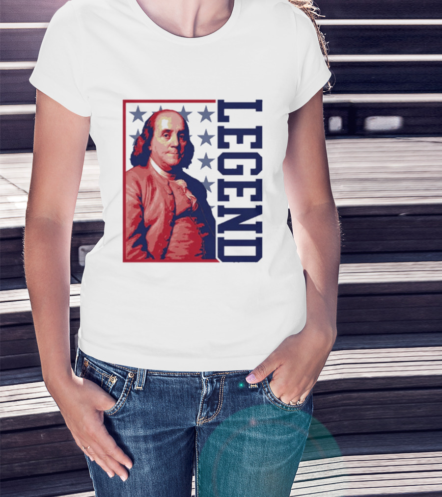 Legend Benjamin Franklin Stars T-Shirt