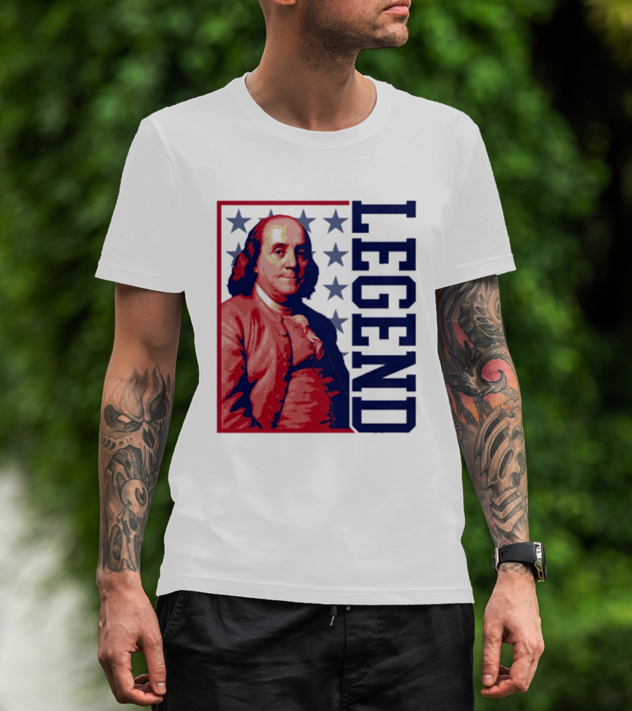 Legend Benjamin Franklin Stars T-Shirt
