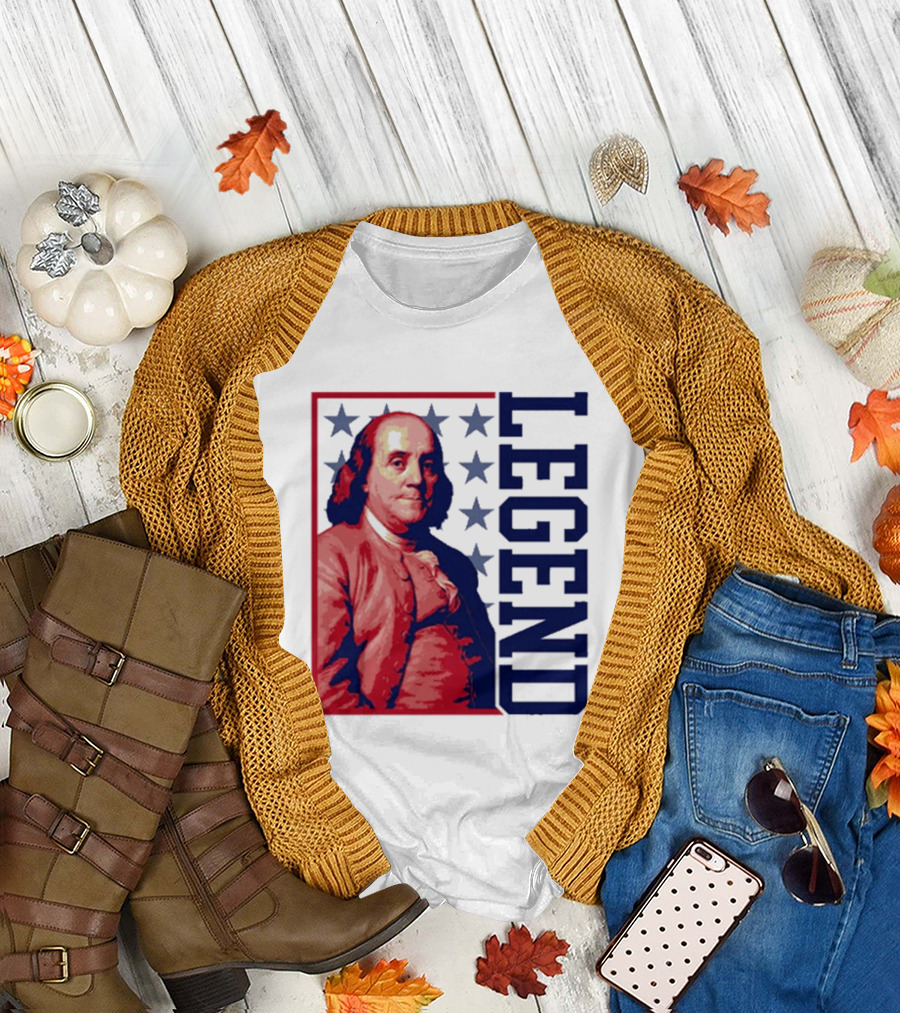 Legend Benjamin Franklin Stars T-Shirt