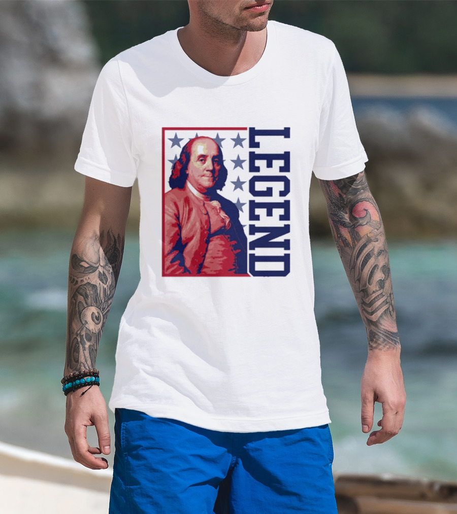 Legend Benjamin Franklin Stars T-Shirt