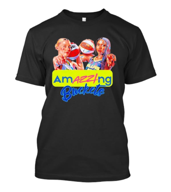 Amazzing Buckets Paige Bueckers Azzi Fudd Dallas Wings Basketball T-Shirt