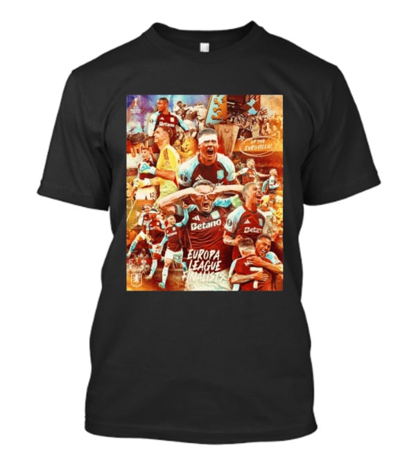 Aston Villa FC Europa League UTV Eurovilla Celebration T-Shirt