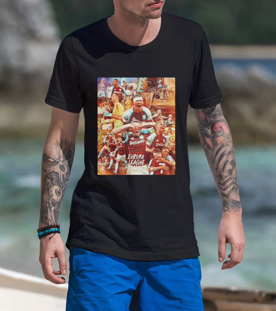 Aston Villa FC Europa League UTV Eurovilla Celebration T-Shirt