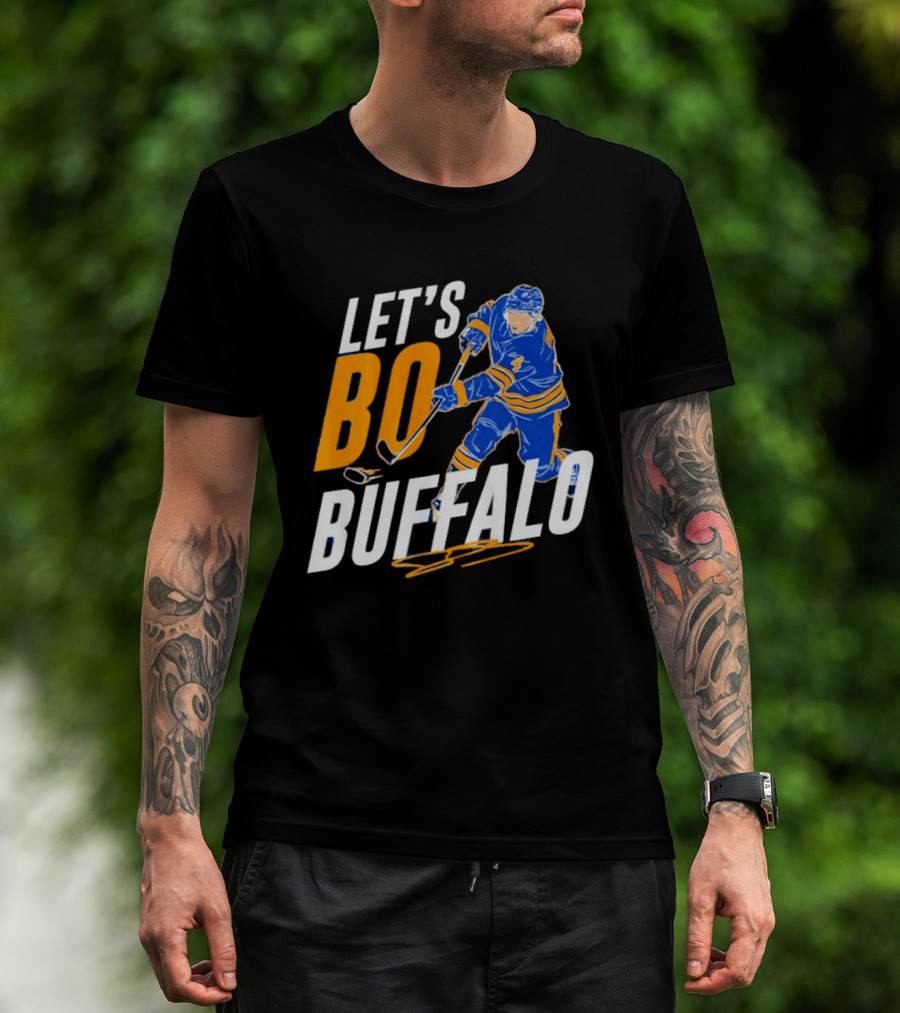 Let's Bo Buffalo Hockey Bowen Byram Buffalo Sabres T-Shirt