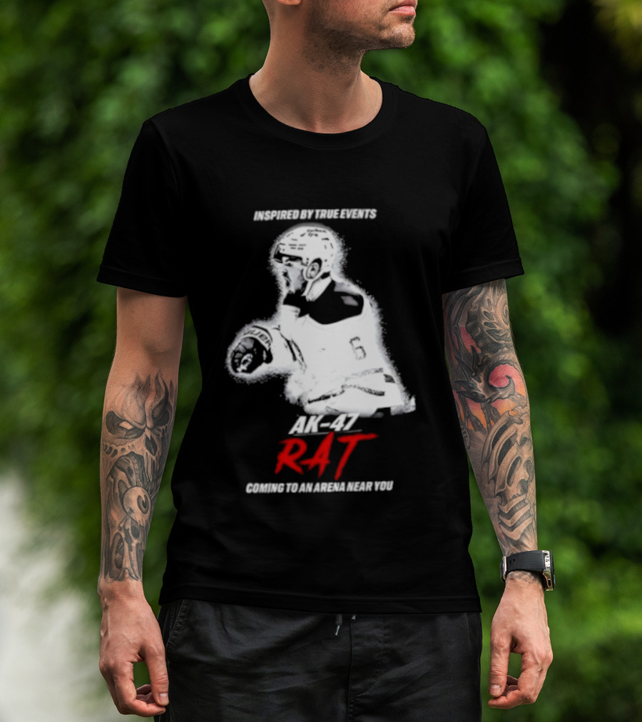 By True Events AK 47 Rat Coming To An Arena Near You Zach Benson T-Shirt
