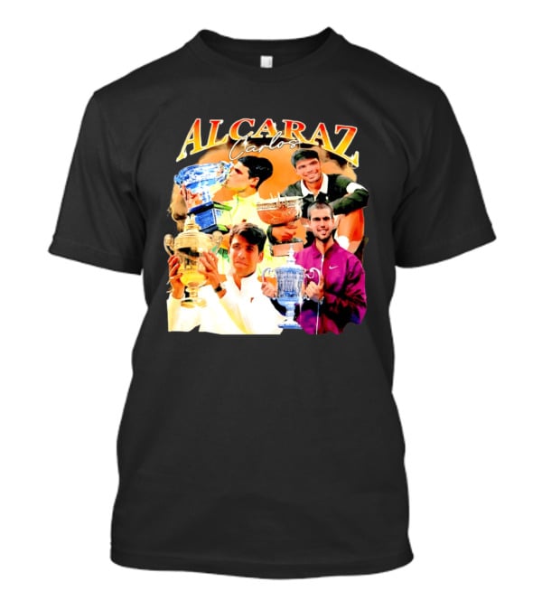 Carlos Alcaraz Tennis Trophies Champion Highlights T-Shirt
