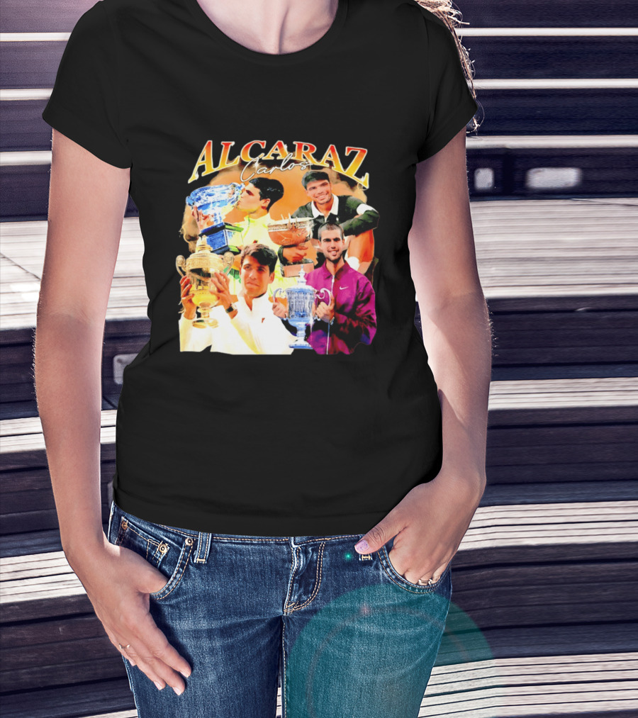 Carlos Alcaraz Tennis Trophies Champion Highlights T-Shirt