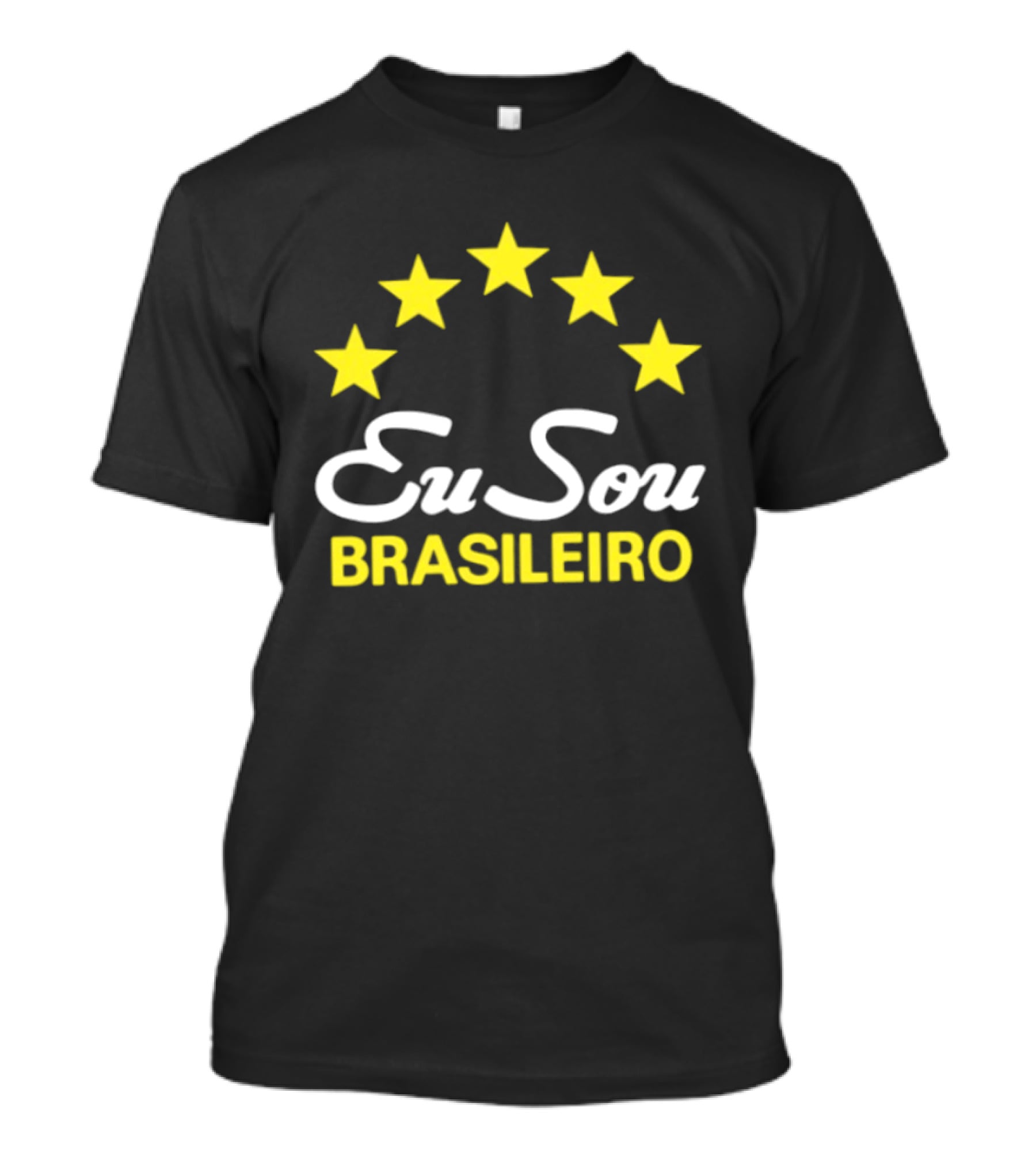 Eu Sou Brasileiro Five Stars Brazil Pride T-Shirt