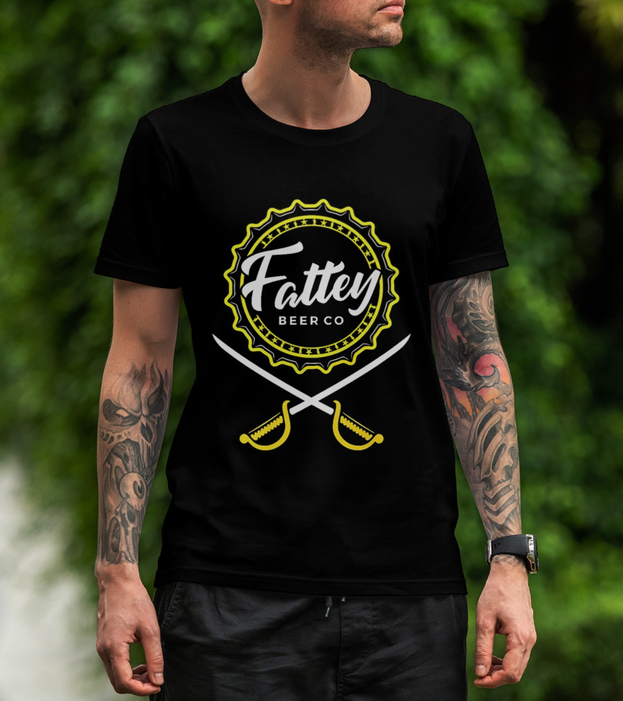 Fattey Beer Co Buffalo Sabres Crossed Swords T-Shirt