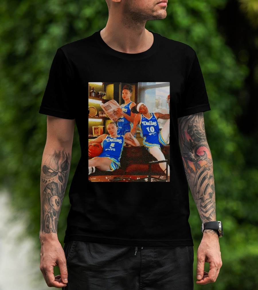 Dallas Wings 2026 Azzi Fudd Paige Bueckers Aziaha James Basketball Photo T-Shirt
