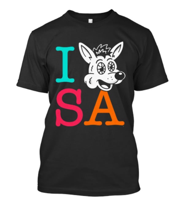 I Love SA Coyote Spurs Basketball T-Shirt