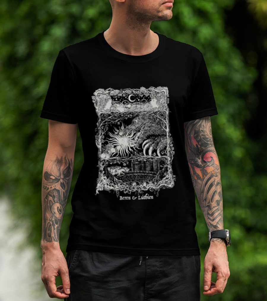 Isolation Man Beren & Luthien Comic Style Vintage Fantasy T-Shirt