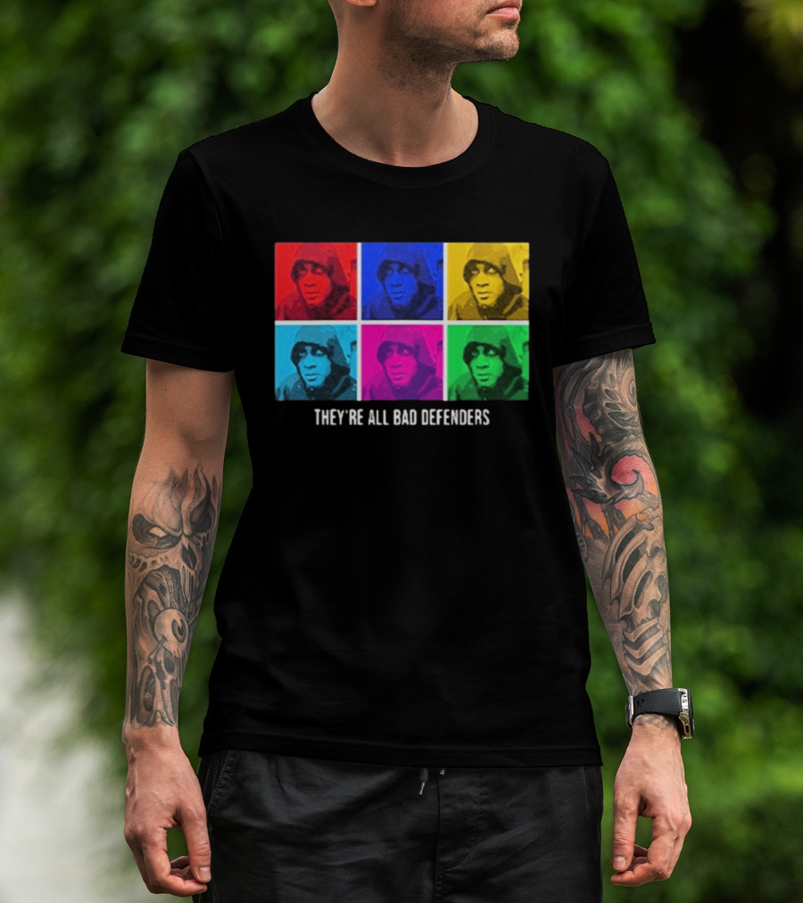 Jaden McDaniels Pop Art Style They're All Bad Defenders T-Shirt