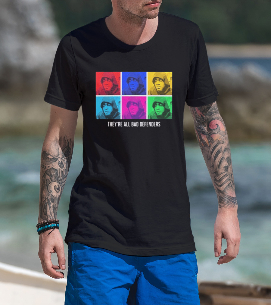 Jaden McDaniels Pop Art Style They're All Bad Defenders T-Shirt