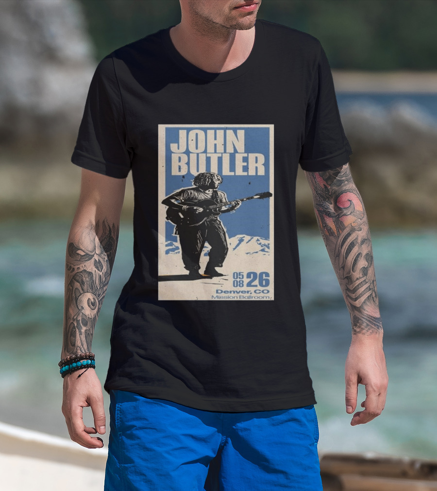 John Butler May 8 2026 Denver CO Mission Ballroom T-Shirt