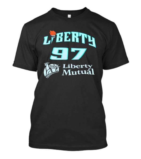 New York Liberty 97 Basketball WNBA Liberty Mutual T-Shirt