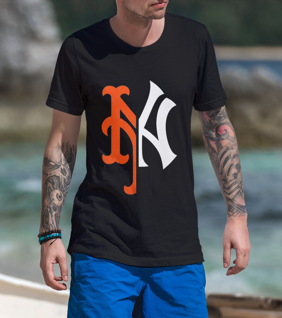 New York Mets Subway Series 2026 NY Logo Giveaway T-Shirt