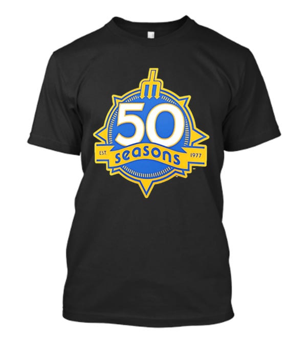 Seattle Mariners 50 Seasons Est. 1977 Baseball Anniversary T-Shirt