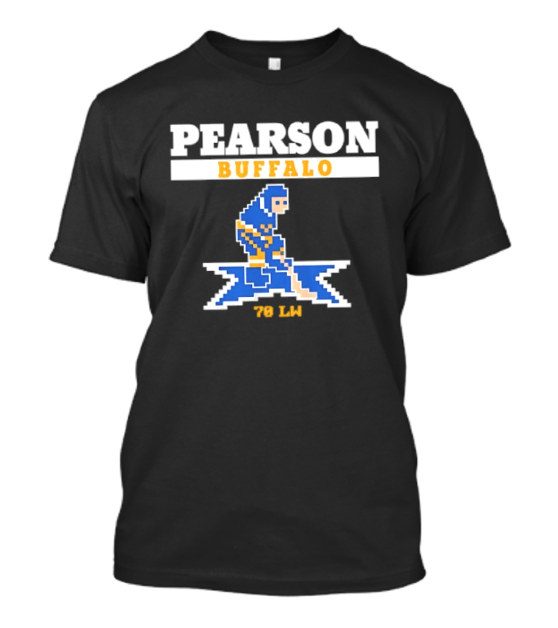 Pearson Buffalo Sabres 70 LW Hockey Pixel T-Shirt