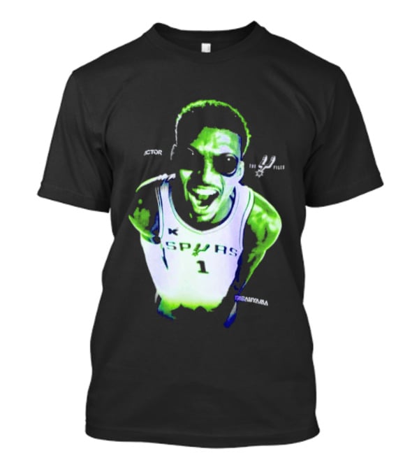 The Alien Victor Wembanyama Spurs X Files Mashup Paranormal Basketball T-Shirt