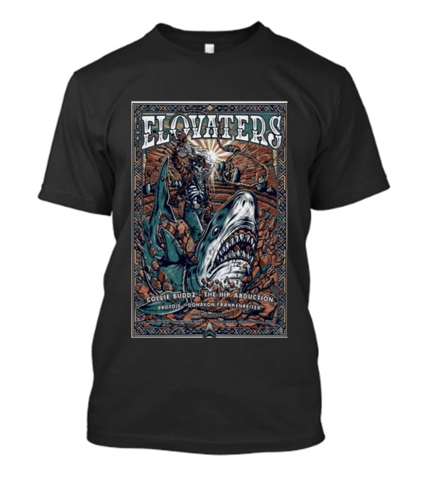 The Elovaters Red Rocks Amphitheatre 5 17 2026 Collie Buddz The Hip Abduction Protoje Donavon Frankenreiter T-Shirt